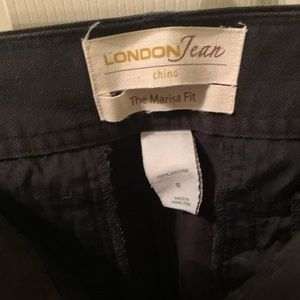London Chino Black Pant size 8